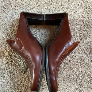Brown Leather Shoes by Franco Sarto